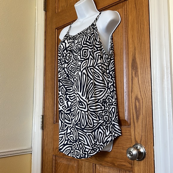 Banana Republic Navy and white Tie back Tank Top - Picture 2 of 7